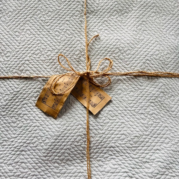 West Elm Bedding West Elm Queen Organic Cotton Parquet Texture